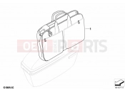 BMW Motorrad BMW 2021 F models F 850 GS (0B09, 0B19) Inner pocket, case, official-use | Inner pocket, case, official-use