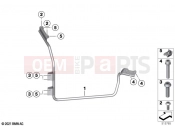BMW Motorrad BMW 2020 F models F 850 GS (0B09, 0B19) U-bolt rear right 2 | U-bolt rear right 2