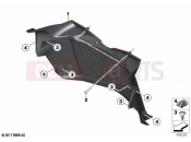 BMW Motorrad BMW 2021 F models F 850 GS (0B29) Air duct, cooler