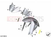 BMW Motorrad BMW 2021 F models F 850 GS (0B29) Front-wheel cover | Front-wheel cover