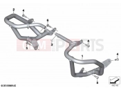 BMW Motorrad BMW 2022 F models F 850 GS (0B39) Engine protection bar | Engine protection bar