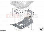 BMW Motorrad BMW 2023 F models F 850 GS (0B39) Engine underride protection plastic