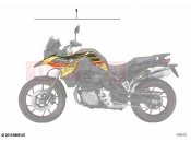BMW Motorrad BMW 2023 F models F 850 GS (0B39) Sticker set 2