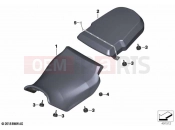 BMW Motorrad BMW 2021 F models F 850 GS (0B39) Motorcycle seat Behörde