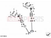 BMW Motorrad BMW 2021 F models F 850 GS (0B39) Valves with springs