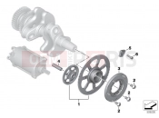 BMW Motorrad BMW 2021 F models F 850 GS (0B39) Starter overrunning clutch,reductiongear