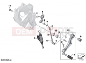 BMW Motorrad BMW 2021 F models F 850 GS Adv. (0K04) Outer gearshift parts