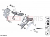 BMW Motorrad BMW 2021 F models F 850 GS Adv. (0K04) Wind deflector