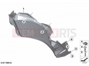 BMW Motorrad BMW 2021 F models F 850 GS Adv. (0K04) Air duct, cooler