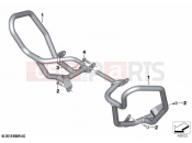 BMW Motorrad BMW 2021 F models F 850 GS Adv. (0K04) Engine protection bar