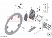 BMW Motorrad BMW 2021 F models F 850 GS Adv. (0K04) Front wheel brake