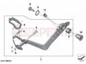 BMW Motorrad BMW 2021 F models F 850 GS Adv. (0K04) Footbrake lever, adjustable