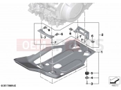 BMW Motorrad BMW 2021 F models F 850 GS Adve. (0K00) Engine guard, aluminium | Engine guard, aluminium