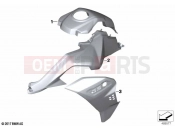 BMW Motorrad BMW 2022 F models F 850 GS Adve. (0K01, 0K03) Painted parts YNB5 light-white solid | Painted parts YNB5 light-white solid