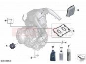 BMW Motorrad BMW 2023 F models F 900 R (0K14) Service, engine oil / inspection
