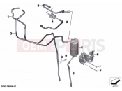 BMW Motorrad BMW 2023 F models F 900 R (0K14) Activated Charcoal Filter / FUEL VENTILAT