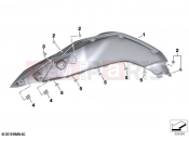 BMW Motorrad BMW 2020 F models F 900 R A2 (0K31) Fairing side panel, front