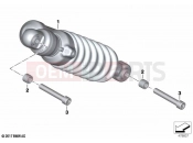 BMW Motorrad BMW 2020 F models F 900 R A2 (0K31) Spring strut, ESA, rear