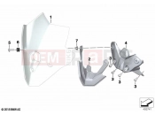 BMW Motorrad BMW 2020 F models F 900 R A2 (0K31) Windscreen, high