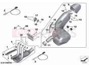 BMW Motorrad BMW 2020 F models F 900 R A2 (0K31) Exhaust manifold with rear silencer
