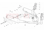 DUCATI Monster 750 Dark City EXHAUST SYSTEM » EXHAUST SYSTEM