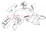 DUCATI Monster 750 Dark City FUEL TANK » TANK/SEAT