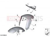 BMW Motorrad BMW 2020 F models F 900 XR (0K21, 0K23) Front-wheel cover | Front-wheel cover