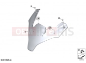 BMW Motorrad BMW 2020 F models F 900 XR (0K21, 0K23) Upper trim section | Upper trim section