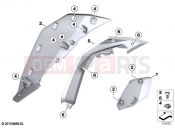 BMW Motorrad BMW 2022 F models F 900 XR (0K24) Radiator trim | Radiator trim