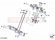 BMW Motorrad BMW 2022 F models F 900 XR (0K24) Fork bridge, bottom / top | Fork bridge, bottom / top