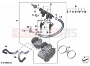 BMW Motorrad BMW 2020 F models F 900 XR A2 (0K41) Throttle valve and operation | Throttle valve and operation