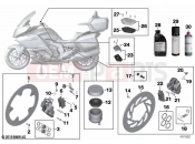 BMW Motorrad BMW 2021 K models K 1600 Bagger (0F51, 0F53) Service, brakes
