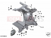 BMW Motorrad BMW 2021 K models K 1600 Bagger (0F51, 0F53) Front panel carrier