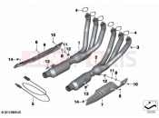 BMW Motorrad BMW 2021 K models K 1600 Bagger (0F51, 0F53) Exhaust manifold