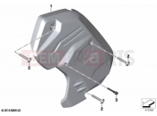 BMW Motorrad BMW 2021 K models K 1600 Bagger (0F51, 0F53) Gearbox cover, left 2 2