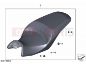 BMW Motorrad BMW 2021 K models K 1600 Bagger (0F51, 0F53) Seat bench, low 2