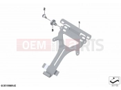BMW Motorrad BMW 2022 K models K 1600 Bagger 22 (0F61, 0F63) Licence plate adaptor | Licence plate adaptor