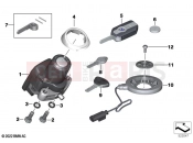 BMW Motorrad BMW 2022 K models K 1600 Bagger 22 (0F61, 0F63) Radio-controlled locking system