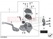 BMW Motorrad BMW 2022 K models K 1600 Bagger 22 (0F61, 0F63) Handbrake control assembly