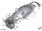 BMW Motorrad BMW 2022 K models K 1600 Bagger 22 (0F61, 0F63) Rear carrier part 2