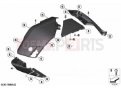 BMW Motorrad BMW 2022 K models K 1600 Bagger 22 (0F61, 0F63) Trim panels case floor 2