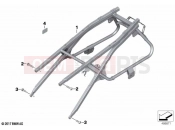 BMW Motorrad BMW 2022 K models K 1600 Bagger 22 (0F61, 0F63) Rear frame | Rear frame