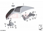 BMW Motorrad BMW 2022 K models K 1600 Bagger 22 (0F61, 0F63) Covers rear speaker 2