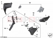 BMW Motorrad BMW 2022 K models K 1600 Bagger 22 (0F61, 0F63) Set cover for frame 2
