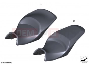 BMW Motorrad BMW 2022 K models K 1600 Bagger 22 (0F61, 0F63) Seat bench 2 | Seat bench 2