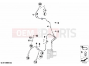 BMW Motorrad BMW 2022 K models K 1600 Bagger 22 (0F61, 0F63) Brake pipe, front 2