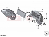 BMW Motorrad BMW 2022 K models K 1600 Bagger 22 (0F61, 0F63) Intake sound system 2