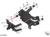 BMW Motorrad BMW 2022 K models K 1600 Bagger 22 (0F61, 0F63) Holder, control units 2