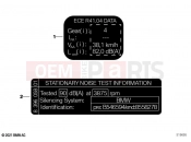 BMW Motorrad BMW 2021 K models K 1600 Bagger 22 (0F61, 0F63) Label 