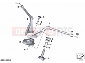BMW Motorrad BMW 2021 K models K 1600 Bagger 22 (0F61, 0F63) Handlebar 2 | Handlebar 2